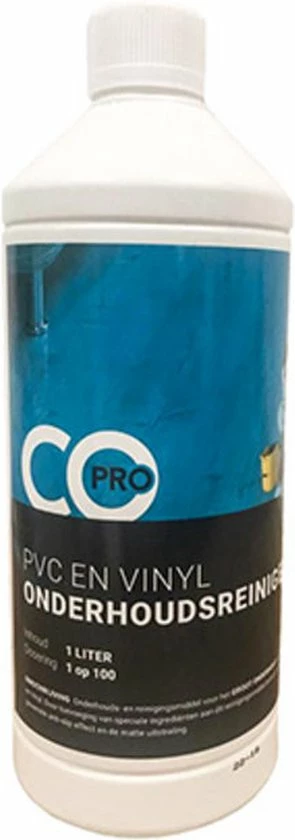 Korting π COPRO Prefesional . PVC VLOERREINIGER Vinyl & ONDERHOUDSREINIGER MAT 1 LITER Streeploos Mat Copro- Profesional . π 1 Korting π COPRO Prefesional . PVC VLOERREINIGER Vinyl & ONDERHOUDSREINIGER MAT 1 LITER Streeploos Mat Copro- Profesional . π