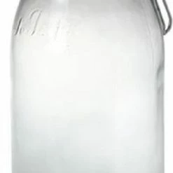 Korting ✔️ Le Parfait Weckpot/inmaakpot Met Klepdeksel En Beugelsluiting 2 Liter - Inmaakpotten - Weckpotten - D 8,5 Cm ✨