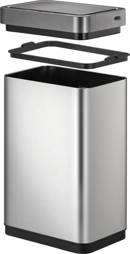 Nieuw 😀 EKO Mirage Sensor Prullenbak - 80 L - Mat RVS 😀 3 Nieuw 😀 EKO Mirage Sensor Prullenbak - 80 L - Mat RVS 😀 - Afbeelding 3