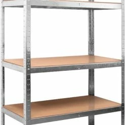 Beste Verkoop ✨ Monzana Metalen Opbergrek/Stellingkast Met 5 Legborden - 875kg Draagkracht - (HxBxD) 180x90x40 Cm - 175kg Per Plank 👏