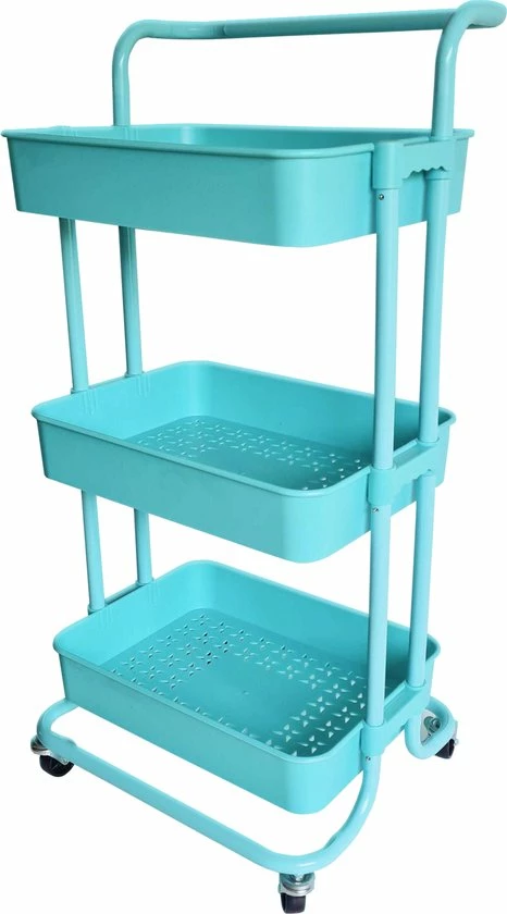 Top 10 ๐ O'DADDY® Keukentrolley Op Wieltjes - Serveerwagen - Keukentrolley Blauw - Verrijdbaar En Vast - 3 Lagen - 86 X 43 X 36 Cm ๐ 1 Top 10 ๐ O'DADDY® Keukentrolley Op Wieltjes - Serveerwagen - Keukentrolley Blauw - Verrijdbaar En Vast - 3 Lagen - 86 X 43 X 36 Cm ๐