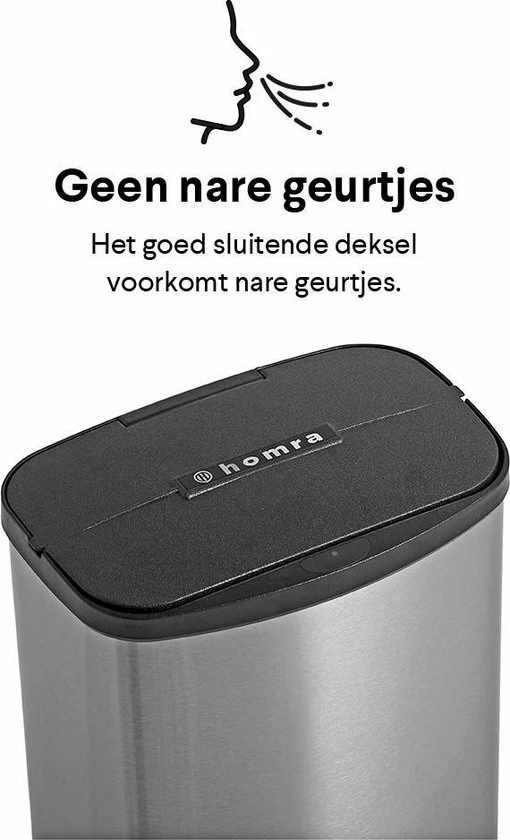 Goedkoop ✨ Prullenbak Met Sensor - 8 Liter - RVS - Toilet Afvalemmer - Badkamer Afvalbak Homra IXXA - Vuilnisbak - 8L - Vingerafdrukvrij RVS - Hygiënisch - Elektrische Softclose Deksel - Automatische Deksel - Sensor Vuilbak ❤️ 9 Goedkoop ✨ Prullenbak Met Sensor - 8 Liter - RVS - Toilet Afvalemmer - Badkamer Afvalbak Homra IXXA - Vuilnisbak - 8L - Vingerafdrukvrij RVS - Hygiënisch - Elektrische Softclose Deksel - Automatische Deksel - Sensor Vuilbak ❤️ - Afbeelding 9