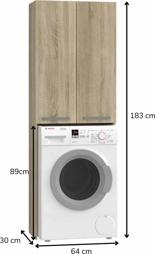 Promo π Novity® Wasmachine Ombouw Kast - Meubel - Wasdroger Kast - Black Friday 2022 β 3 Promo π Novity® Wasmachine Ombouw Kast - Meubel - Wasdroger Kast - Black Friday 2022 β - Afbeelding 3