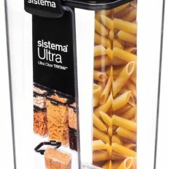 Uitgang 🌟 Sistema Luchtdichte Voorraadbussen (1.3 Liter) - Zwart - Stapelbaar, Met Deksel, Luchtdicht ⌛ -Dyson-winkel 530x840 4