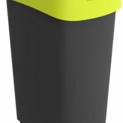 Aanbiedingen 🤩 Rotho Twist - Afvalbak - Kunststof - 50Liter - Lime Groen 😉