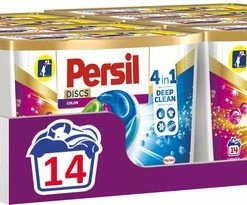 Kopen 😉 Persil Discs Color Wascapsules - Wasmiddel Capsules - Voordeelverpakking - 8 X 14 Wasbeurten 👍 -Dyson-winkel 550x205