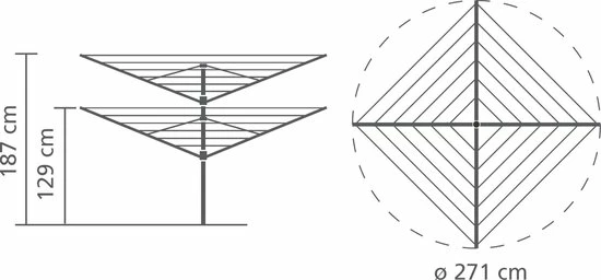 Goedkoop ๐ Brabantia Lift-O-Matic Droogmolen - Met Metalen Grondanker, Beschermhoes, Wasknijpertasje En Wasknijpers - 40 M - Metallic Grey ๐ฅ 3 Goedkoop ๐ Brabantia Lift-O-Matic Droogmolen - Met Metalen Grondanker, Beschermhoes, Wasknijpertasje En Wasknijpers - 40 M - Metallic Grey ๐ฅ - Afbeelding 3