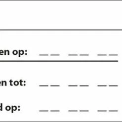 Uitgang ⭐ LabelLord | HACCP Stickers | Vriezer Label -18°C Of Kouder Met "ingevroren Op" | Aqualabel | 250 Etiketten Op Rol 🔥