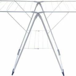 Hete verkoop 🎁 Benson DROOGREK WIT OPVOUWBAAR 152 X 50 X 87 CM 🎉