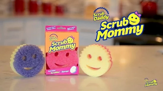 Flash-uitverkoop 😀 Scrub Daddy - Scrub Mommy Spons Krasvrij Dubbelzijdig Paars ⭐ 2 Flash-uitverkoop 😀 Scrub Daddy - Scrub Mommy Spons Krasvrij Dubbelzijdig Paars ⭐ - Afbeelding 2