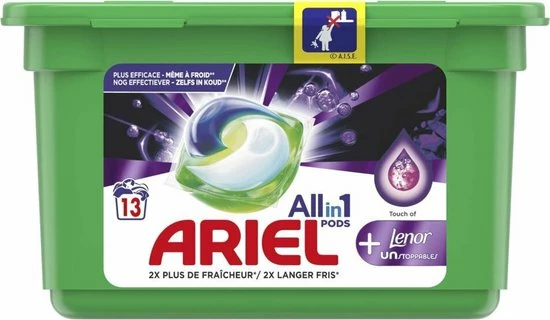 Groothandel 𧨠6x Ariel All-in-1 Pods Wasmiddelcapsules Vleugje Lenor Frisheid 13 Stuks β 2 Groothandel 𧨠6x Ariel All-in-1 Pods Wasmiddelcapsules Vleugje Lenor Frisheid 13 Stuks β - Afbeelding 2