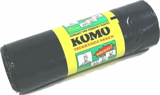 Beste deal π₯° KOMO Vuilniszakken Met Trekband 60 Liter Grijs 60x80cm 43 My - Doos 20 Rol à 15 Stuks π 2 Beste deal π₯° KOMO Vuilniszakken Met Trekband 60 Liter Grijs 60x80cm 43 My - Doos 20 Rol à 15 Stuks π - Afbeelding 2