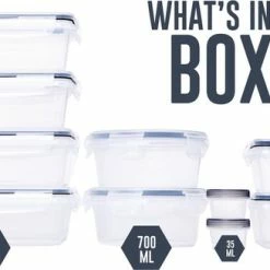 Uitgang 😉 Bangosa Meal® Prep Bakjes - Vershoudbakjes - Lunchbox - Diepvriesbakjes - Vershouddoos - Vershoudbakjes Set - Plastic Bakjes - Voedselcontainer - Magnetron Bakjes Met Deksel 10 Stuks 🧨 -Dyson-winkel 550x327