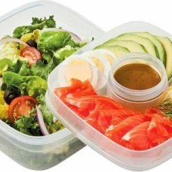 Coupon ๐ฅ Lock&Lock Saladebox - Salade Lunchbox To Go - Salade To Go - 1.6 Liter - Transparant ๐