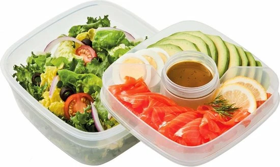 Coupon π₯ Lock&Lock Saladebox - Salade Lunchbox To Go - Salade To Go - 1.6 Liter - Transparant π 1 Coupon π₯ Lock&Lock Saladebox - Salade Lunchbox To Go - Salade To Go - 1.6 Liter - Transparant π
