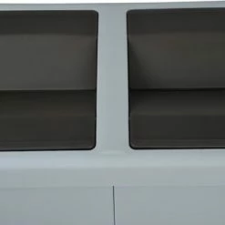 Gloednieuw 🛒 Motek® - Prullenbak - Prullenbak Afvalscheiding - 40 Liter+40 Liter=80 Liter - Gemaakt Van 100% Gerecycled Kunststof - Grijs 🧨 -Dyson-winkel 550x335 3