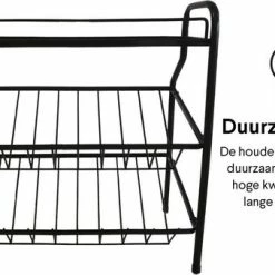 Gloednieuw 🔔 Zindoo Kruidenrek Zwart 3-laags Staand - Specerijen Rek - Kruiden Rek - Duurzaam RVS - Anti Slip Onderzijde - Specerijenstandaard – Keukenorganizer - Spice Rack - Kitchen Rack - Spice Organizer Keukenaccessoire - ZIN-SR05 👍 -Dyson-winkel 550x338 5