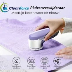 Flash-uitverkoop 🔔 Cleanforce Pluizenverwijderaar - Draadloos - Incl. Extra Opzetstuk Voor Delicate Kleding - Ontpluizer - Lint Remover - Kledingontpluizer ⭐ -Dyson-winkel 550x340 6