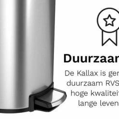 Goedkoopste ⌛ Pedaalemmer - 5 Liter - RVS - Prullenbak StangVollby Kallax - Toilet - Badkamer - Klein - Soft Close Deksel - Chique Design - Kleine RVS Pedaal Afvalemmer - Vuilnisbak 🎁 -Dyson-winkel 550x342