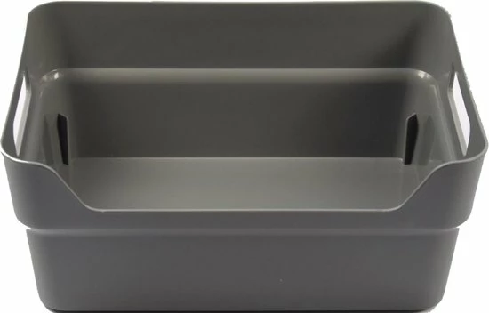 Goedkoop π Merkloos 5x Stuks Grijze Opbergboxen/opbergdozen/opbergmanden Kunststof - 5 Liter - Opbergen Manden/dozen/bakken - Opbergers π 2 Goedkoop π Merkloos 5x Stuks Grijze Opbergboxen/opbergdozen/opbergmanden Kunststof - 5 Liter - Opbergen Manden/dozen/bakken - Opbergers π - Afbeelding 2