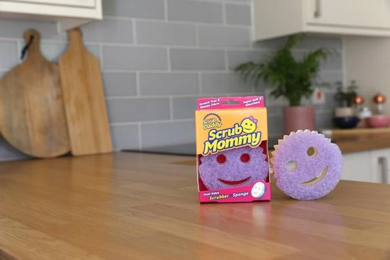 Flash-uitverkoop 😀 Scrub Daddy - Scrub Mommy Spons Krasvrij Dubbelzijdig Paars ⭐ 8 Flash-uitverkoop 😀 Scrub Daddy - Scrub Mommy Spons Krasvrij Dubbelzijdig Paars ⭐ - Afbeelding 8