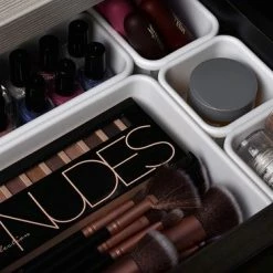 Beste Pirce 🎉 All-Goods Lade Organizer | Organizer Set Van 8 Bakken - Bestekbak Ladeverdeler Ladebak Organiser Lade Inzet Bak Opbergbak Houder Verdeling | Lade Verdeler Voor Keuken En Bureau | Badkamer | Lade Bakjes | Make Up Organizer | Wit | 🥰 -Dyson-winkel 550x366 39