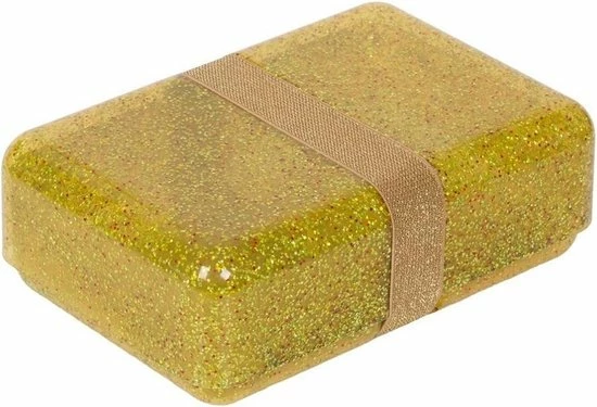 Beste Pirce ๐ Brooddoos Lunchbox Glitter Goud | A Little Lovely Company ๐ 2 Beste Pirce ๐ Brooddoos Lunchbox Glitter Goud | A Little Lovely Company ๐ - Afbeelding 2