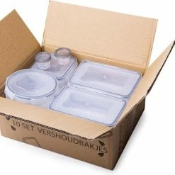 Uitgang 😉 Bangosa Meal® Prep Bakjes - Vershoudbakjes - Lunchbox - Diepvriesbakjes - Vershouddoos - Vershoudbakjes Set - Plastic Bakjes - Voedselcontainer - Magnetron Bakjes Met Deksel 10 Stuks 🧨 -Dyson-winkel 550x383 1