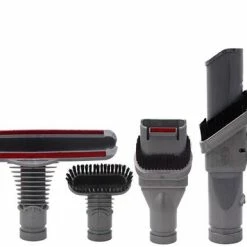 Flash-uitverkoop 😉 Somstyle Stofzuiger Mondstuk Accessoires Set Geschikt Voor Dyson V6/V7/V8/V10/V11/V15 Series Steelstofzuiger - Opzet Borstel Met Adapter – 6 Onderdelen 👍