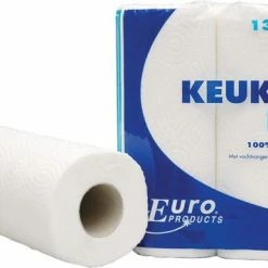 Flash-uitverkoop 🎁 MTS Euro Products Euro Products | Keukenrol Cellulose 2-laags | 16 X 2 Rollen 🛒