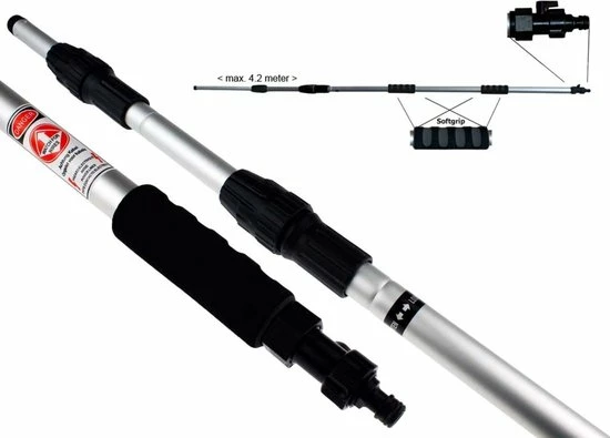 Groothandel ๐ OzoSchoon Zonnepanelen / Auto / Ramen Wassen Telescoopsteel Met Borstel Waterdoorlatende Wasborstel Met Telescopische Steel 4 Meter En Gardena Aansluiting / Wasborstel Met Uitschuifbare Telescoopsteel Met Waterdoorvoer ๐ 4 Groothandel ๐ OzoSchoon Zonnepanelen / Auto / Ramen Wassen Telescoopsteel Met Borstel Waterdoorlatende Wasborstel Met Telescopische Steel 4 Meter En Gardena Aansluiting / Wasborstel Met Uitschuifbare Telescoopsteel Met Waterdoorvoer ๐ - Afbeelding 4