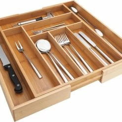 Beste recensies van ❤️ Gadgy Uitschuifbare Bestekbak - Uitschuifbare Bestekcassette Hout - Besteklade - Ladeverdeler - 6/8 Vakken - Bamboe ❤️ -Dyson-winkel 550x407 1