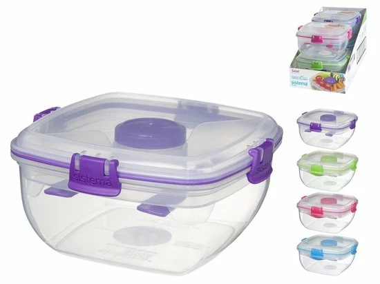 Coupon 🎁 Sistema Salade Box Met Bestek - Geelgroen 🤩 10 Coupon 🎁 Sistema Salade Box Met Bestek - Geelgroen 🤩 - Afbeelding 10