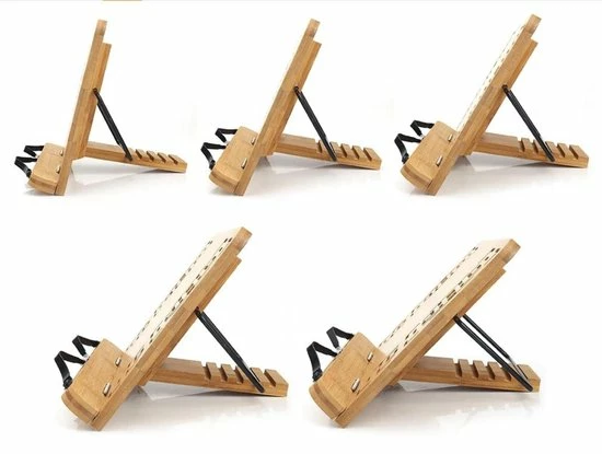 Nieuw π Finest Panda Boekenstandaard – Boekensteun – Boekenrek – Bamboe Boekenhouder π 5 Nieuw π Finest Panda Boekenstandaard – Boekensteun – Boekenrek – Bamboe Boekenhouder π - Afbeelding 5