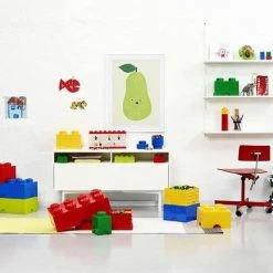 Gloednieuw ✔️ Opbergbox Brick 8, Roze - LEGO 🔔 -Dyson-winkel 550x423 1