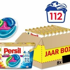 Kopen 😉 Persil Discs Color Wascapsules - Wasmiddel Capsules - Voordeelverpakking - 8 X 14 Wasbeurten 👍