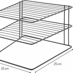 Beste Pirce 🎉 Tomado - Metaltex Tomado Metaltex - Bordenrek Palio - Zwart - 2 Etages 🎁 -Dyson-winkel 550x440 1