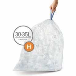 Uitgang π Simplehuman Afvalzak Code H - Kunststof - 30-35 Liter - Pak Van 3x20 Stuks - Transparant π 6 Uitgang π Simplehuman Afvalzak Code H - Kunststof - 30-35 Liter - Pak Van 3x20 Stuks - Transparant π -Dyson-winkel 550x448 2