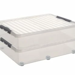 Beste recensies van 🌟 Sunware - Q-line Opbergbox 60L Transparant Metaal - 80 X 50 X 18 Cm 🔥 -Dyson-winkel 550x449 1