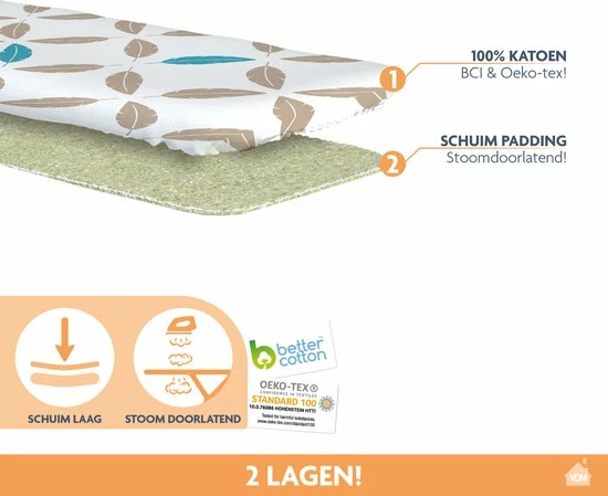 Flash-uitverkoop 👍 LaundrySpecialist® OVERTREK VOOR TAFELSTRIJKPLANK 80 X 42 Cm - Universeel En Geschikt Voor Alle Standaard Tafelstrijkplanken Met Afmetingen Tot 76 X 36 Cm 🔥 2 Flash-uitverkoop 👍 LaundrySpecialist® OVERTREK VOOR TAFELSTRIJKPLANK 80 X 42 Cm - Universeel En Geschikt Voor Alle Standaard Tafelstrijkplanken Met Afmetingen Tot 76 X 36 Cm 🔥 - Afbeelding 2