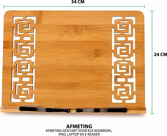 Nieuw π Finest Panda Boekenstandaard – Boekensteun – Boekenrek – Bamboe Boekenhouder π 2 Nieuw π Finest Panda Boekenstandaard – Boekensteun – Boekenrek – Bamboe Boekenhouder π - Afbeelding 2