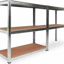 Beste Verkoop ✨ Monzana Metalen Opbergrek/Stellingkast Met 5 Legborden - 875kg Draagkracht - (HxBxD) 180x90x40 Cm - 175kg Per Plank 👏 -Dyson-winkel 550x458 8