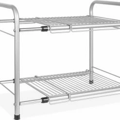 Beste deal 😀 Coazy Gootsteen Organizer - Gootsteenkast - Keukenkast - Gootsteenrek - Gootsteenkastrek Uitschuifbaar - Keukenkast Rek 👏