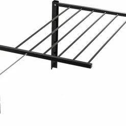 Aanbiedingen ⭐ Merkloos Droogrek - Opklapbare Badkamerdroger Aan De Muur Gemonteerd - 80 Cm Zwart 🧨