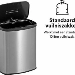 Goedkoop ✨ Prullenbak Met Sensor - 8 Liter - RVS - Toilet Afvalemmer - Badkamer Afvalbak Homra IXXA - Vuilnisbak - 8L - Vingerafdrukvrij RVS - Hygiënisch - Elektrische Softclose Deksel - Automatische Deksel - Sensor Vuilbak ❤️ 35 Goedkoop ✨ Prullenbak Met Sensor - 8 Liter - RVS - Toilet Afvalemmer - Badkamer Afvalbak Homra IXXA - Vuilnisbak - 8L - Vingerafdrukvrij RVS - Hygiënisch - Elektrische Softclose Deksel - Automatische Deksel - Sensor Vuilbak ❤️ -Dyson-winkel 550x483