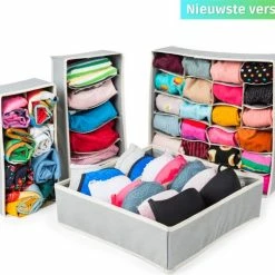 Begroting 🌟 Omeva® Lade Organizer - Ondergoed - Ladeverdeler Voor Kleding - Kast Organizer Voor Ondergoed - Multifunctioneel Opbergsysteem 👏