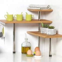 Begroting 😀 Five® Aanrecht Rek 3 Niveaus - Transparant 😀 -Dyson-winkel 550x485 2