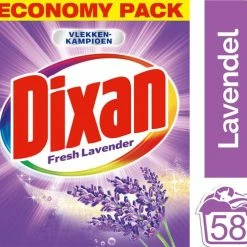 Uitgang ⌛ Dixan Fresh Lavender Waspoeder - Wasmiddel - 58 Wasbeurten 🔔
