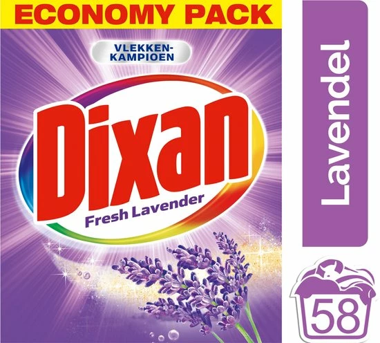 Uitgang β Dixan Fresh Lavender Waspoeder - Wasmiddel - 58 Wasbeurten π 1 Uitgang β Dixan Fresh Lavender Waspoeder - Wasmiddel - 58 Wasbeurten π