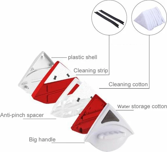 Korting ⌛ Ramenwisser Magnetische Raamwisser - Ruitenreiniger - Ramenwasser - Magneet Ruitenwisser - Magnetische Ruitenwisser - 15-24mm ❤️ 5 Korting ⌛ Ramenwisser Magnetische Raamwisser - Ruitenreiniger - Ramenwasser - Magneet Ruitenwisser - Magnetische Ruitenwisser - 15-24mm ❤️ - Afbeelding 5